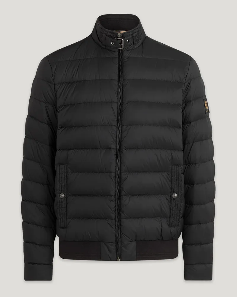Belstaff Circuit Jacke für Herren Down Filled Nylon Schwarz 56 