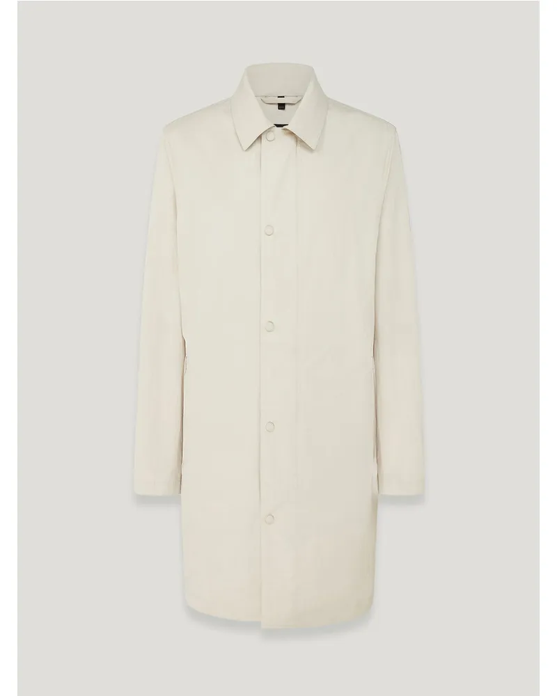 Belstaff Drill Mantel für Herren Cotton Blend Gabardine Steinbeige Steinbeige