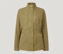 Madison Jacke für Damen Waxed Cotton Dunkles Dünenbeige
