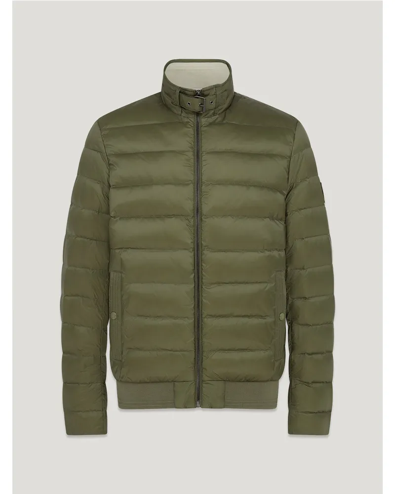 Belstaff Circuit Jacke für Herren Down Filled Nylon Militärgrün Militärgrün
