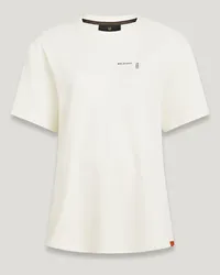 Belstaff Centenary T-shirt Mit Übergroßer Passform für Damen Cotton Jersey Chalk