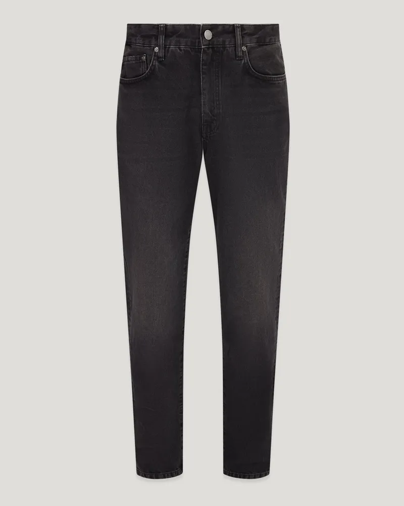 Belstaff B69 Jeans für Herren Washed Denim Schwarz Gewaschenes
