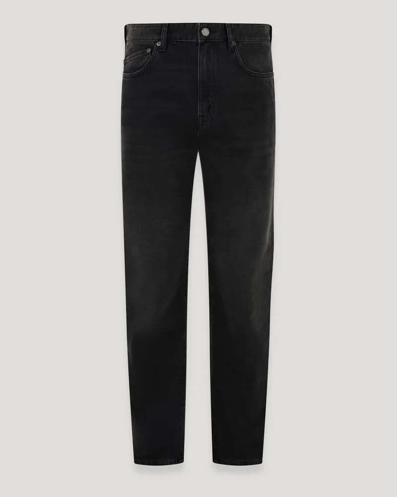 Belstaff Longton Jeans für Herren Raw Denim Schwarz Schwarz