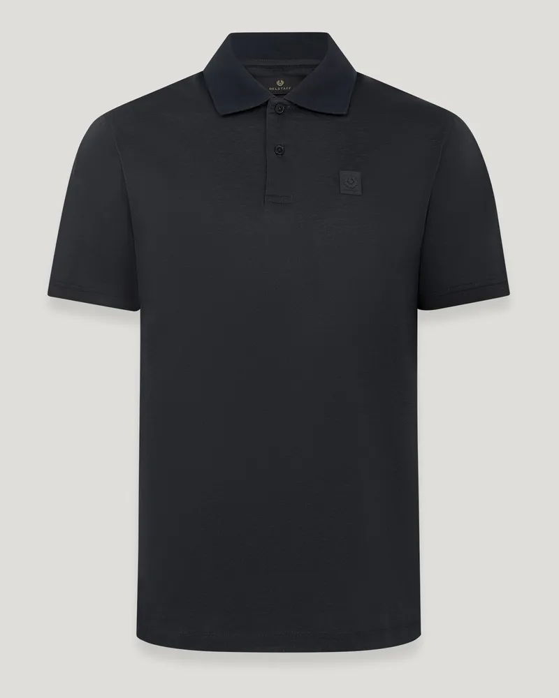Belstaff Steel Polohemd für Herren Mercerised Cotton Dunkles Dunkelblau 3XL 