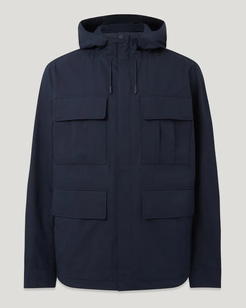Belstaff Cargo Jacke für Herren Compact Technical Cotton Dunkles Dunkelblau XL 