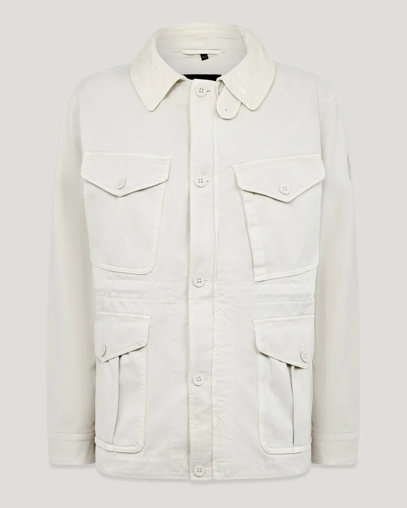 Belstaff Cs60 Feldjacke Cotton Sateen Steinbeige Steinbeige