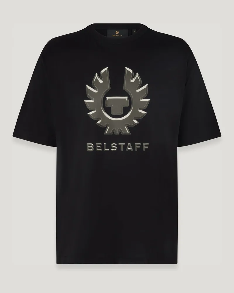 Belstaff Liquify Grafik-t-shirt für Herren Cotton Jersey Schwarz Schwarz