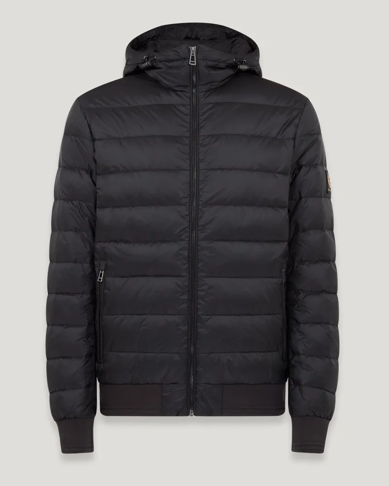 Belstaff Control Jacke für Herren Down Filled Nylon Schwarz Schwarz
