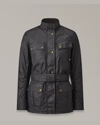 Belstaff Trialmaster Motorradjacke für Damen Waxed Cotton Black