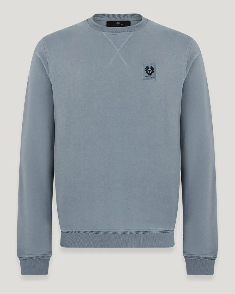 Belstaff Sweatshirt für Herren Cotton Fleece Flintblau Flintblau
