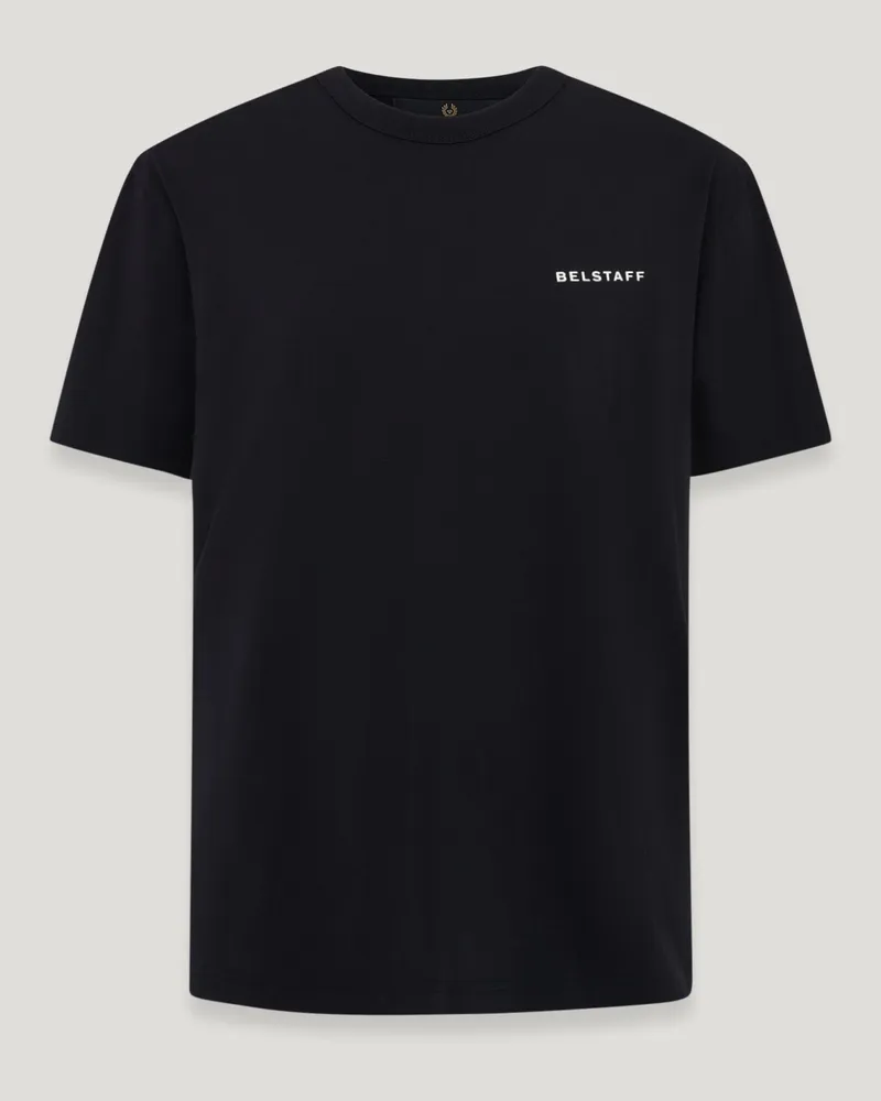 Belstaff Border T-shirt für Herren Cotton Jersey Schwarz M 