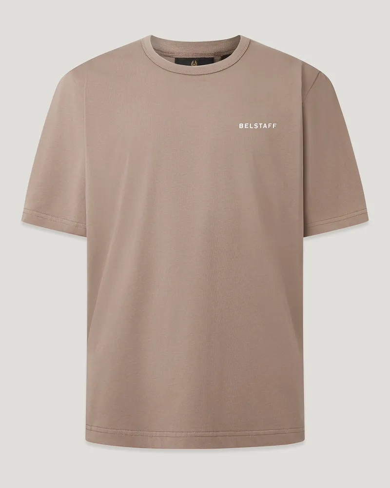 Belstaff Border T-shirt für Herren Cotton Jersey Dunkelgrau L 