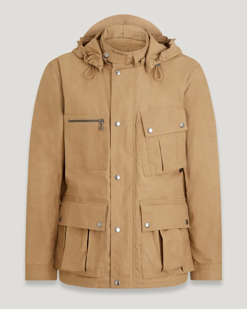 Belstaff Centenary Feldjacke für Herren Waxed Ripstop British Khaki British
