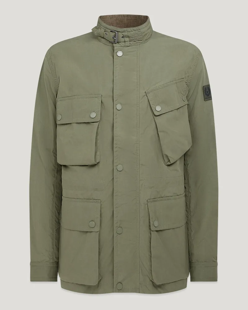 Belstaff Service Fieldmaster Jacke für Herren Delta Ripstop Militärgrün Militärgrün