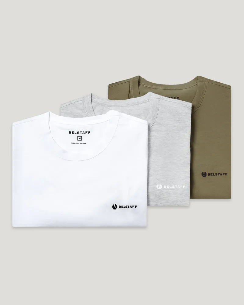 Belstaff T-shirts Im Dreierpack Cotton Jersey 