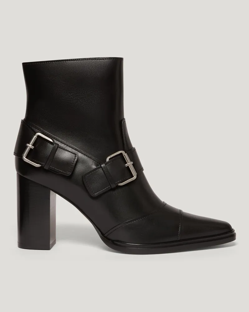 Belstaff Alder Stiefel für Damen Smooth Leather Schwarz Schwarz