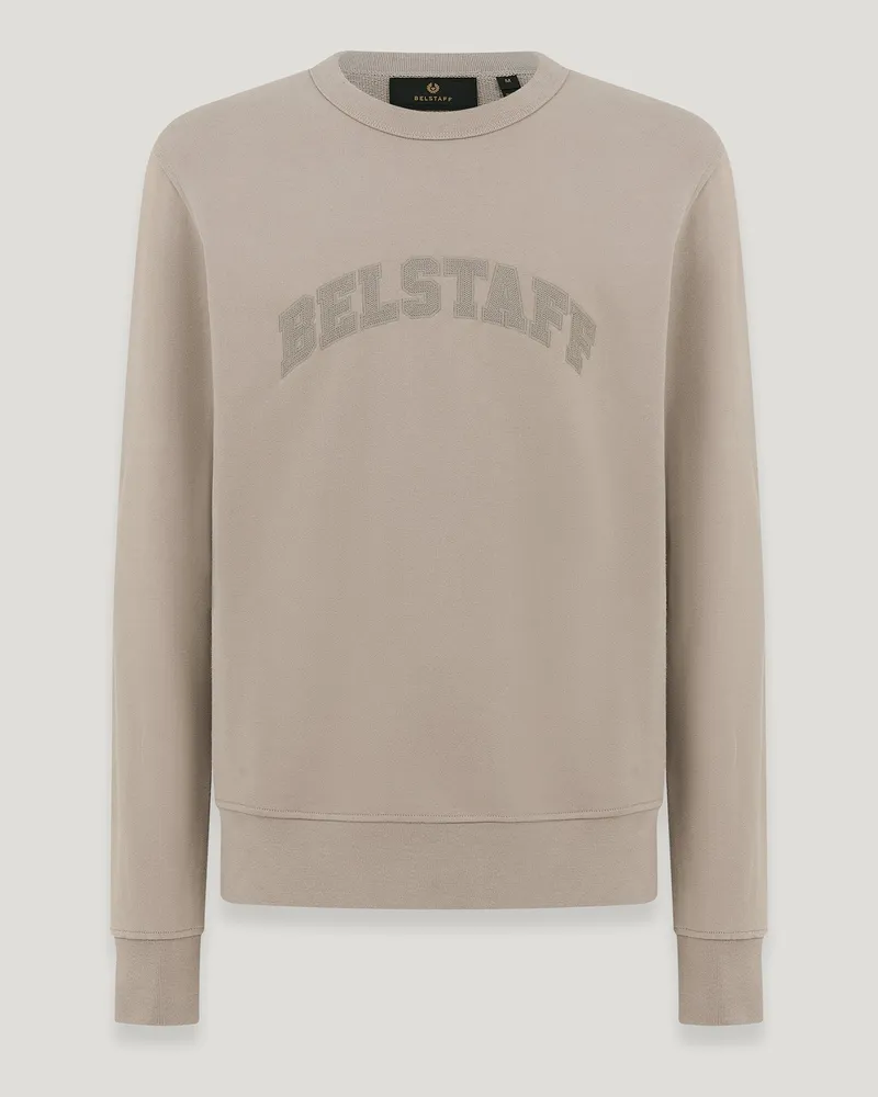 Belstaff Training Sweatshirt für Herren Cotton Fleece Bimssteingrau Bimssteingrau