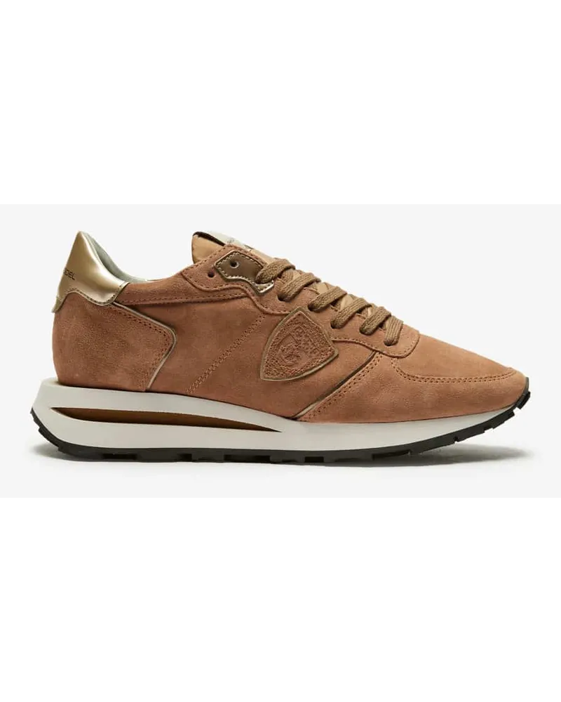 Philippe Model Tropez Haute Sneaker Low Braun