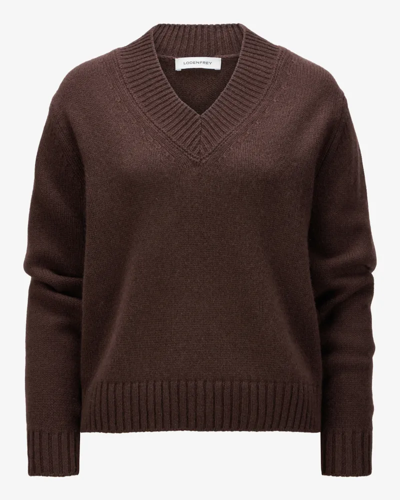 Lodenfrey Cashmere-Pullover Braun