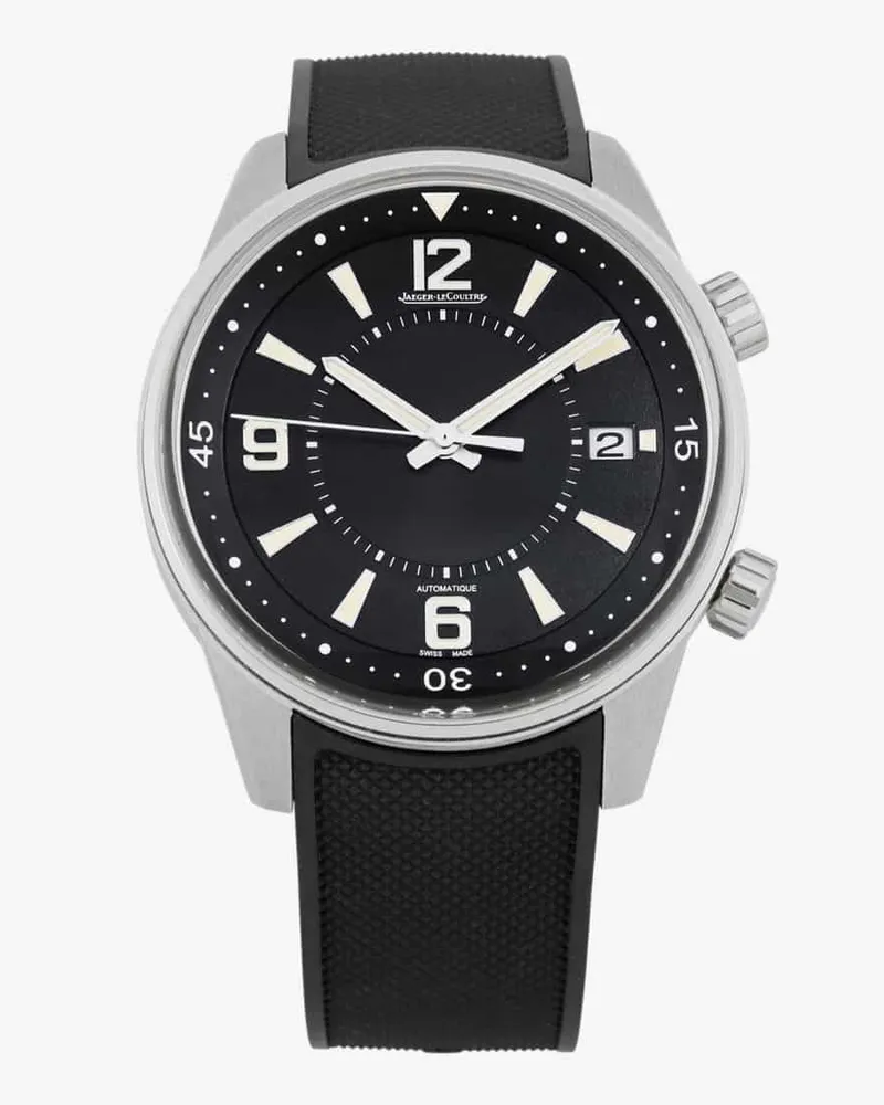 World of Time Jaeger Lecoultre Polaris Vintage Uhr Schwarz