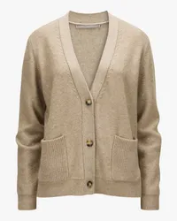 (THE MERCER) N.Y. Cashmere-Strickjacke Beige