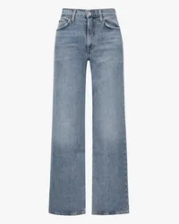 AGOLDE Harper Jeans Mid Rise Relaxed Straight Blau