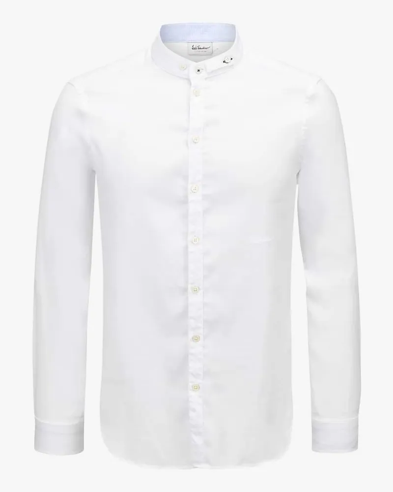 Luis Trenker Lubernet Trachtenhemd Weiß
