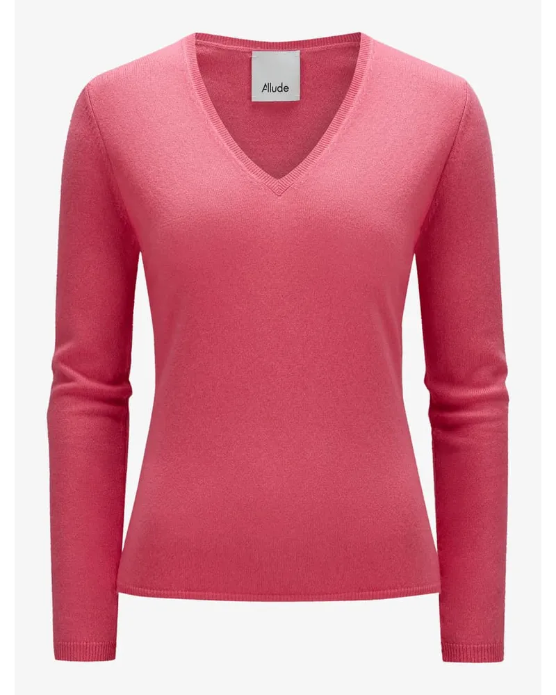 ALLUDE Cashmere-Pullover Pink