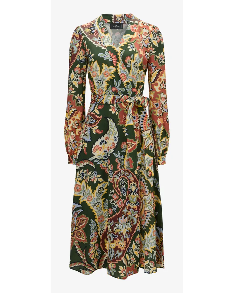 Etro Wickelkleid Bunt