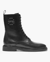 Tory Burch Combat Boots Schwarz