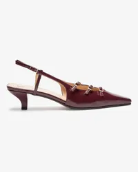 Fabio Rusconi Slingback-Pumps Rot