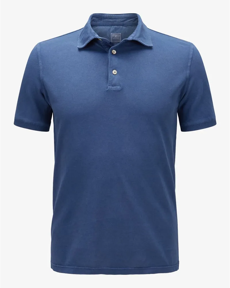 Fedeli North M.M Polo-Shirt Blau