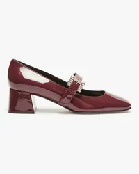 Sergio Rossi Slingback-Pumps Rot