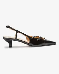 Fabio Rusconi Slingback-Pumps Schwarz