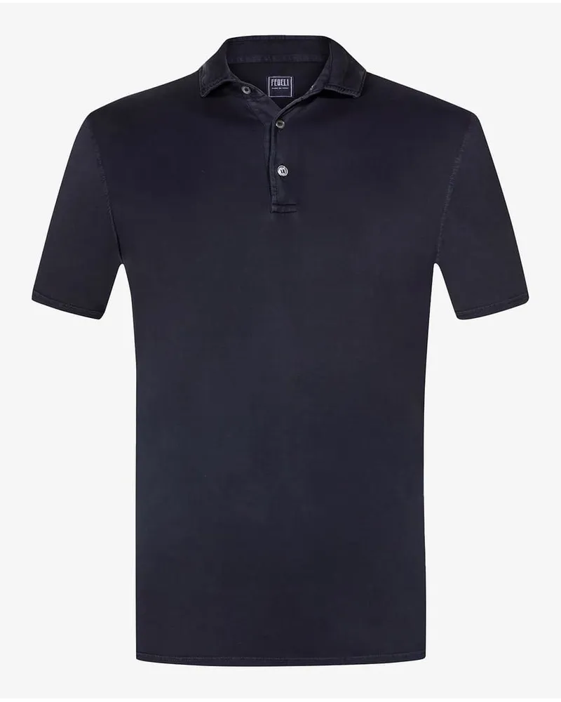 Fedeli Zero Polo-Shirt Blau