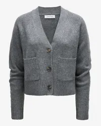 Lodenfrey Cashmere-Strickjacke Grau