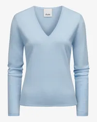 ALLUDE Cashmere-Pullover Blau