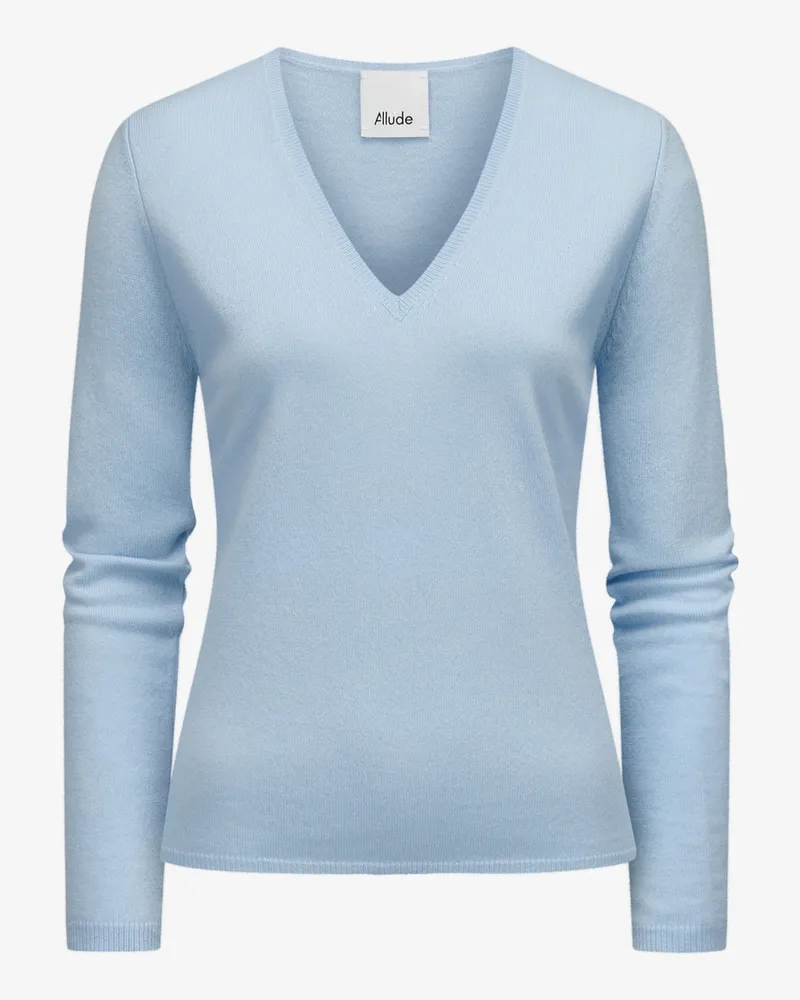 ALLUDE Cashmere-Pullover Blau