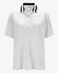 Moncler Polo-Shirt Weiß