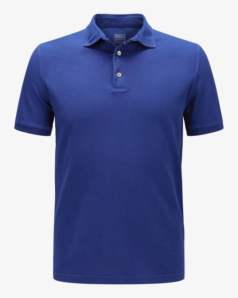 Fedeli North M.M Polo-Shirt Blau