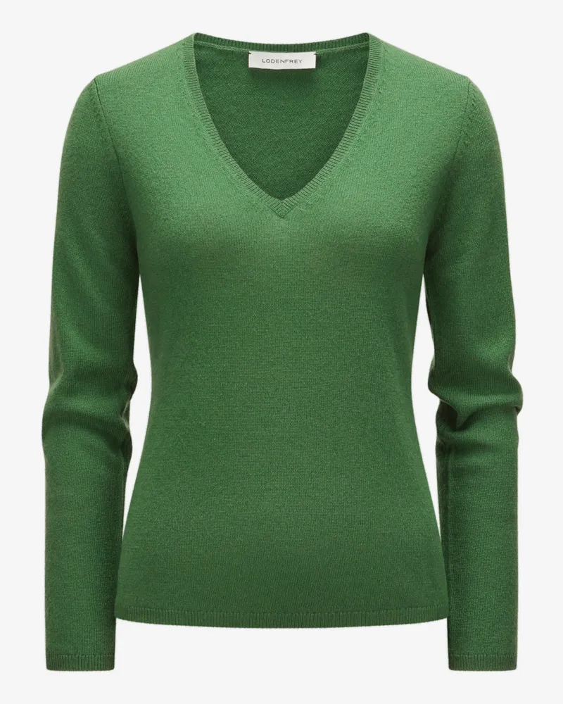 Lodenfrey Cashmere-Pullover Grün