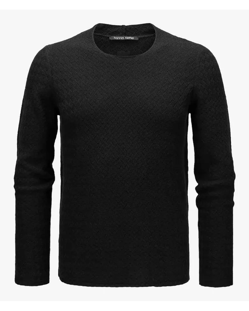 Hannes Roether Pullover Schwarz