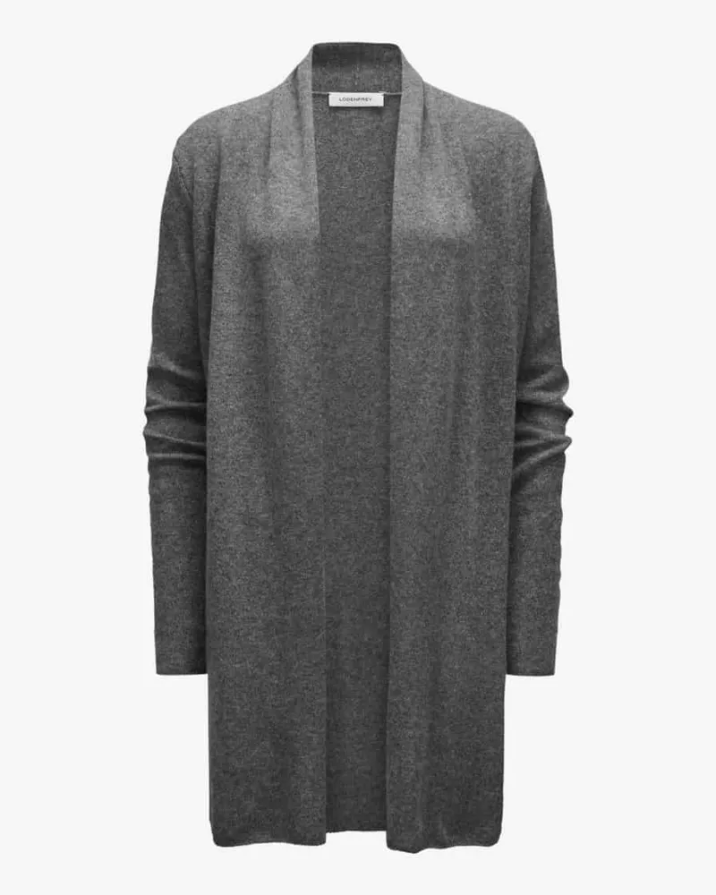 Lodenfrey Cashmere-Cardigan Grau