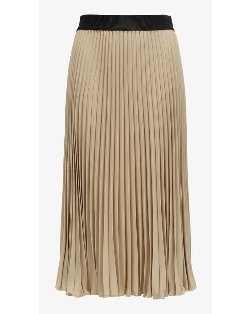 SHIRTAPORTER Plisseerock Beige