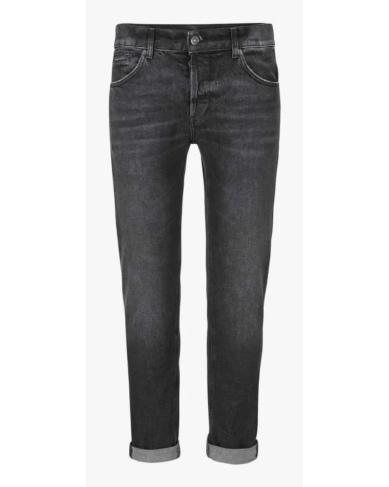 Dondup George Jeans Skinny Fit Schwarz