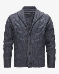 Iris von Arnim Charles Cashmere-Seiden-Strickjacke Blau