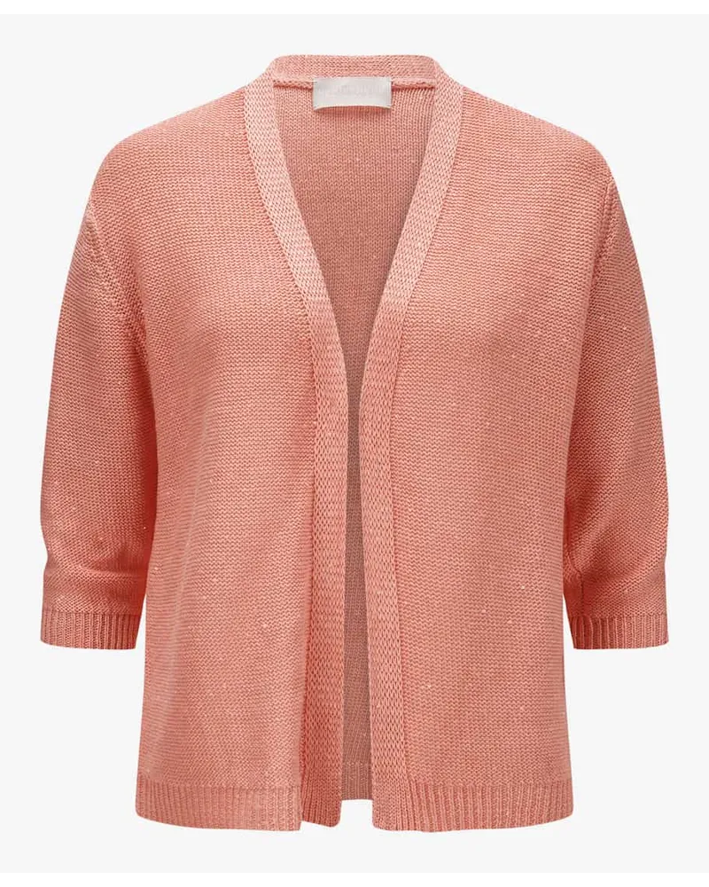 hemisphere Leinen-Cardigan Orange