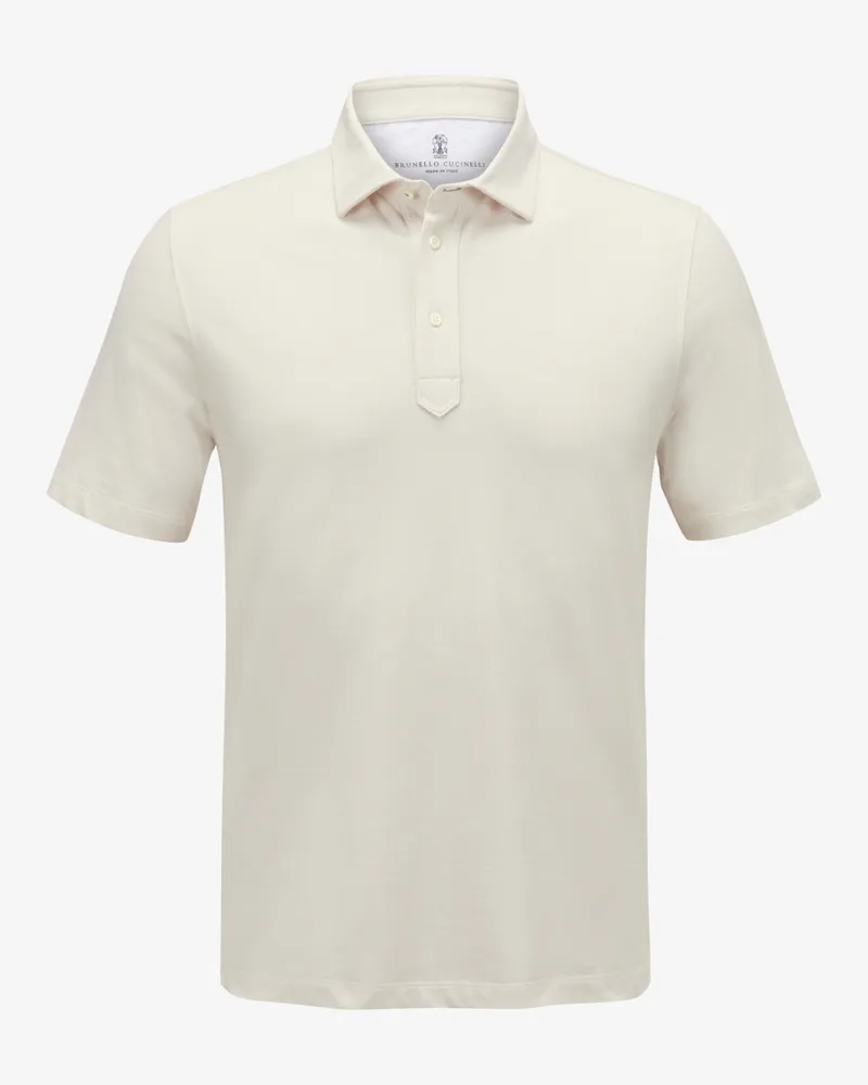 Brunello Cucinelli Poloshirt Weiß