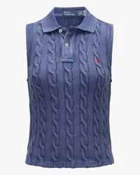 Ralph Lauren Polo-Stricktop Blau