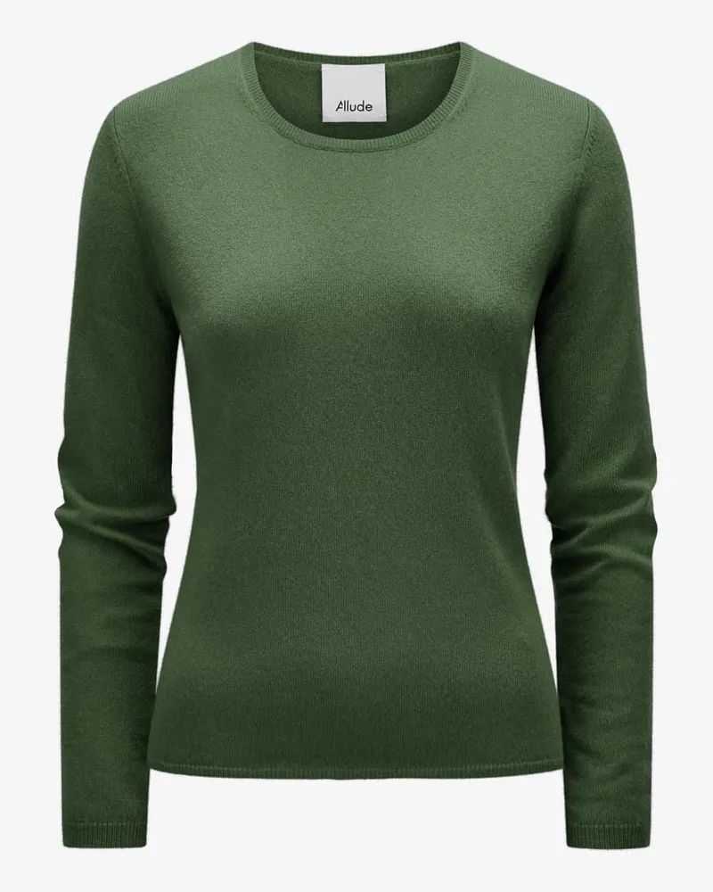 ALLUDE Cashmere-Pullover Grün